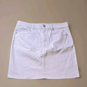 LOFT Lavender Purple Denim Jean Skirt Size 12 NWT Summer Casual Women's B23#6